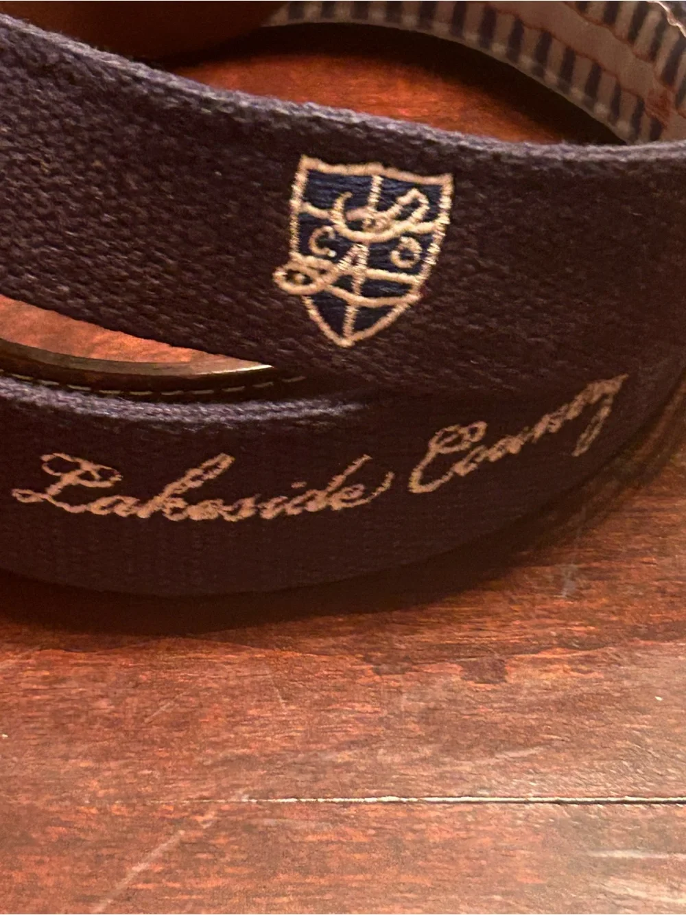 Men’s Woven Lakeside Country Club Peter Millar Belt Size 36